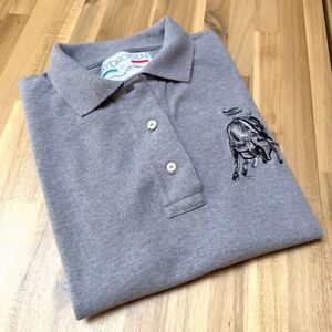 HYDROGEN x Lamborghini Women’s Gray Polo Shirt Small Embroidered Designer Top